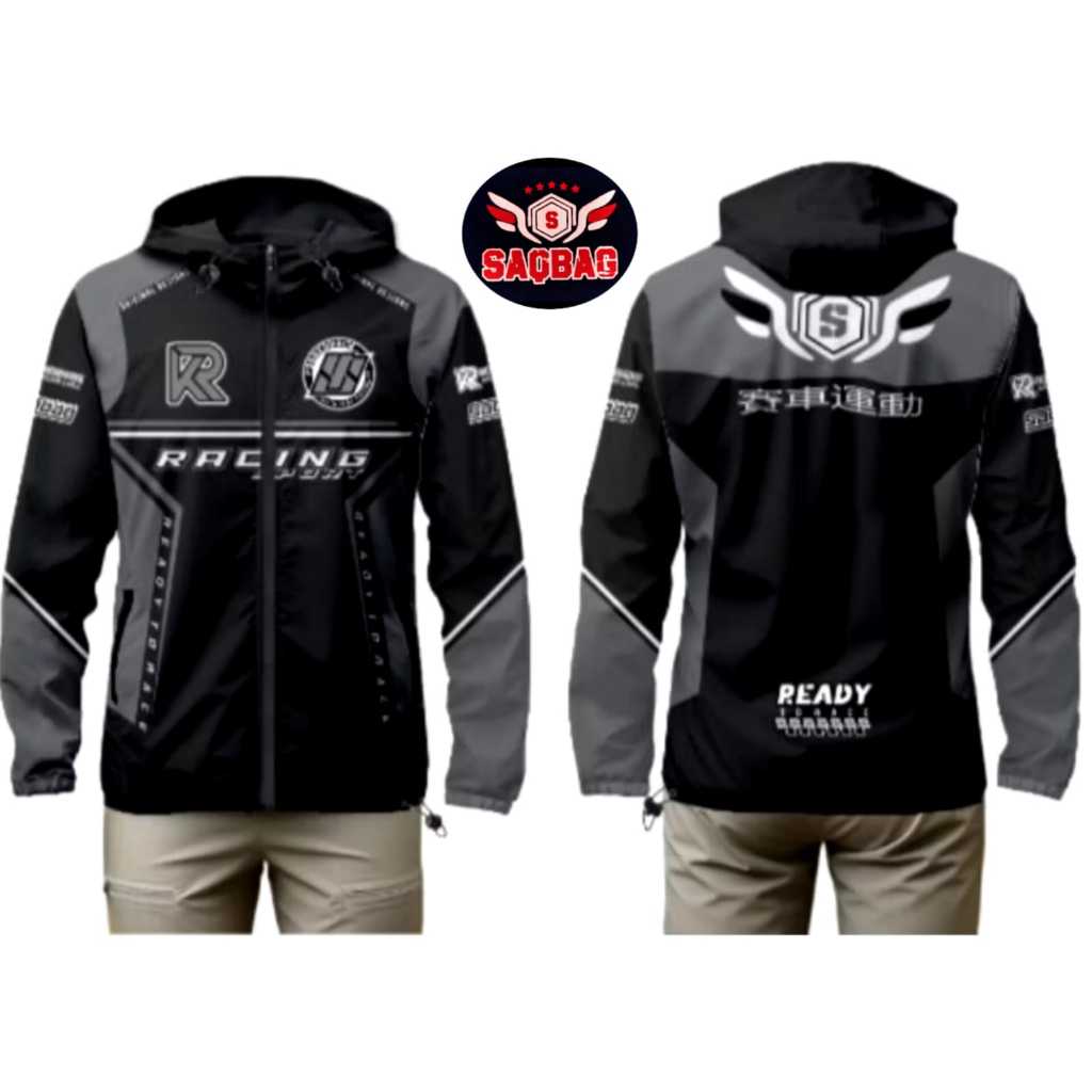 Jaket custom racing outdoor / jaket pria wanita / jaket racing model baru
