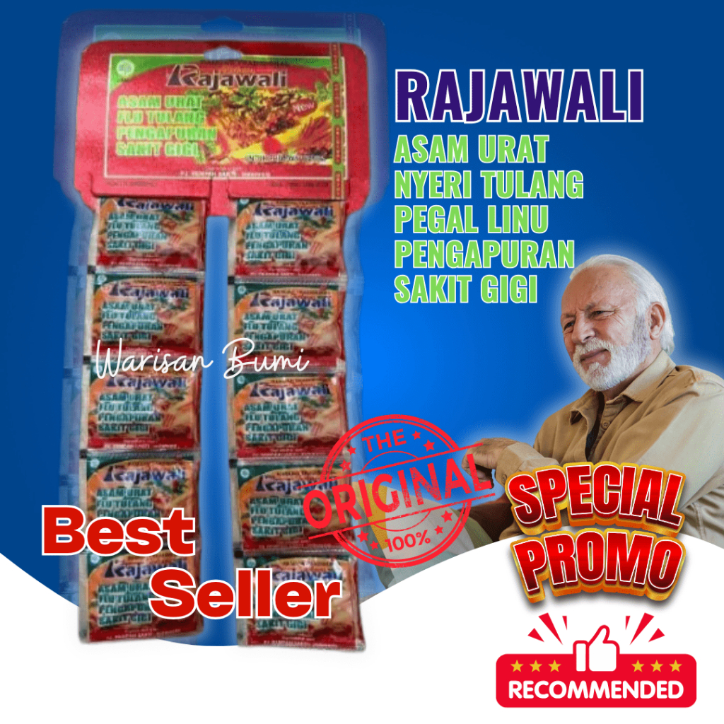 

KAPSUL ASAM URAT RAJAWALI ISI 20 SASET ORIGINAL ASLI