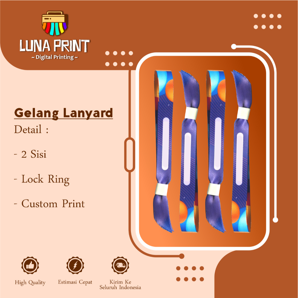 

Gelang Lanyard, Gelang Tiket Custom