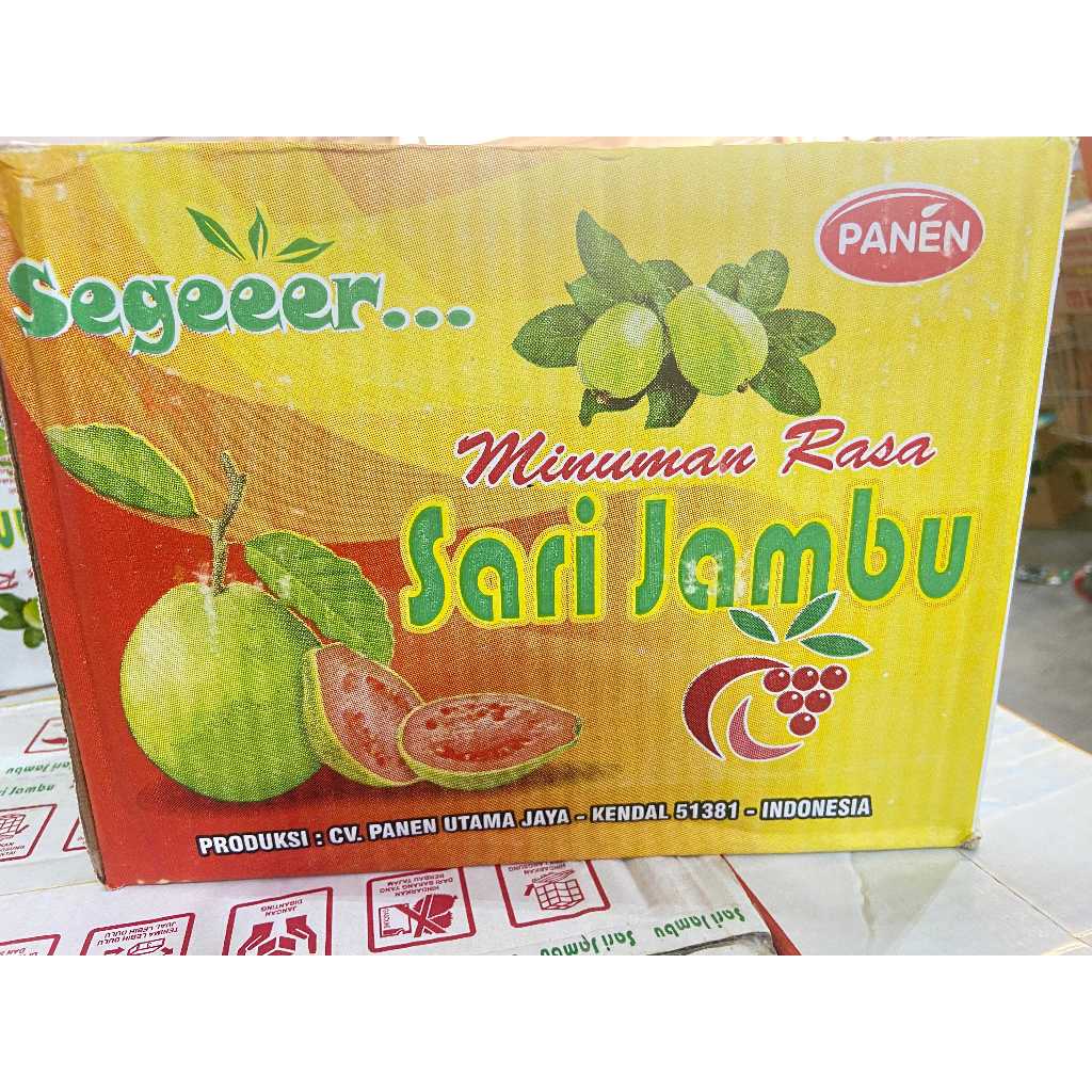 

PANEN Sari Buah Minuman Rasa Jambu & Apel Kemasan Cups 100 ml @32 Cups