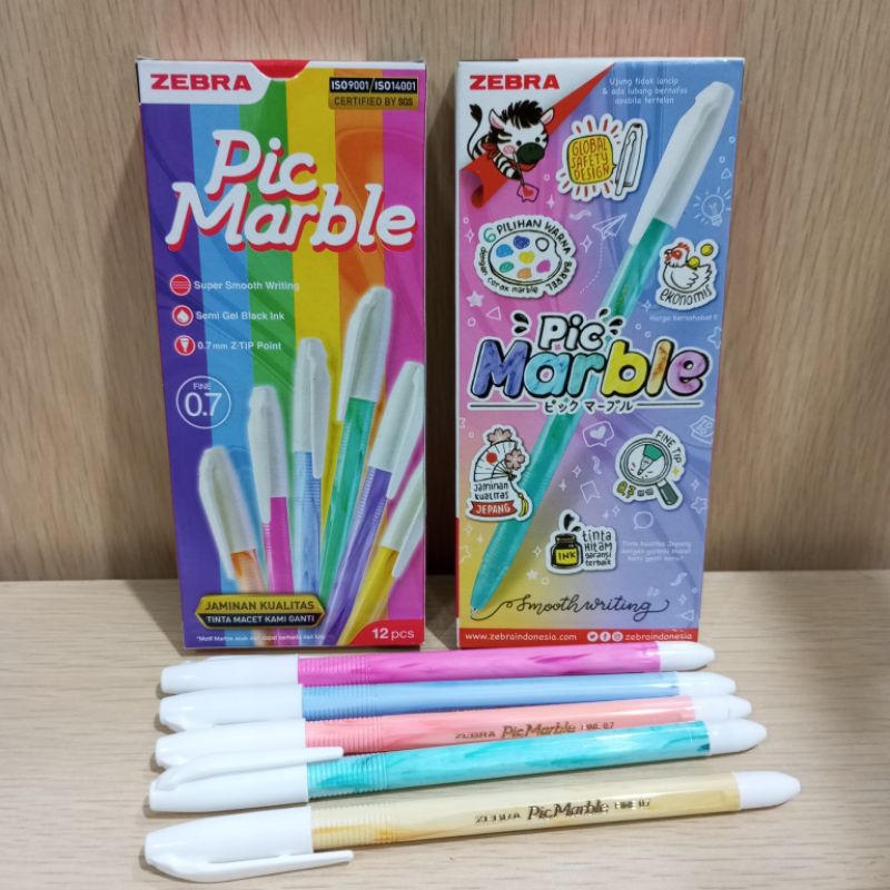 

(12PCS) PULPEN PIC MARBLE PACK