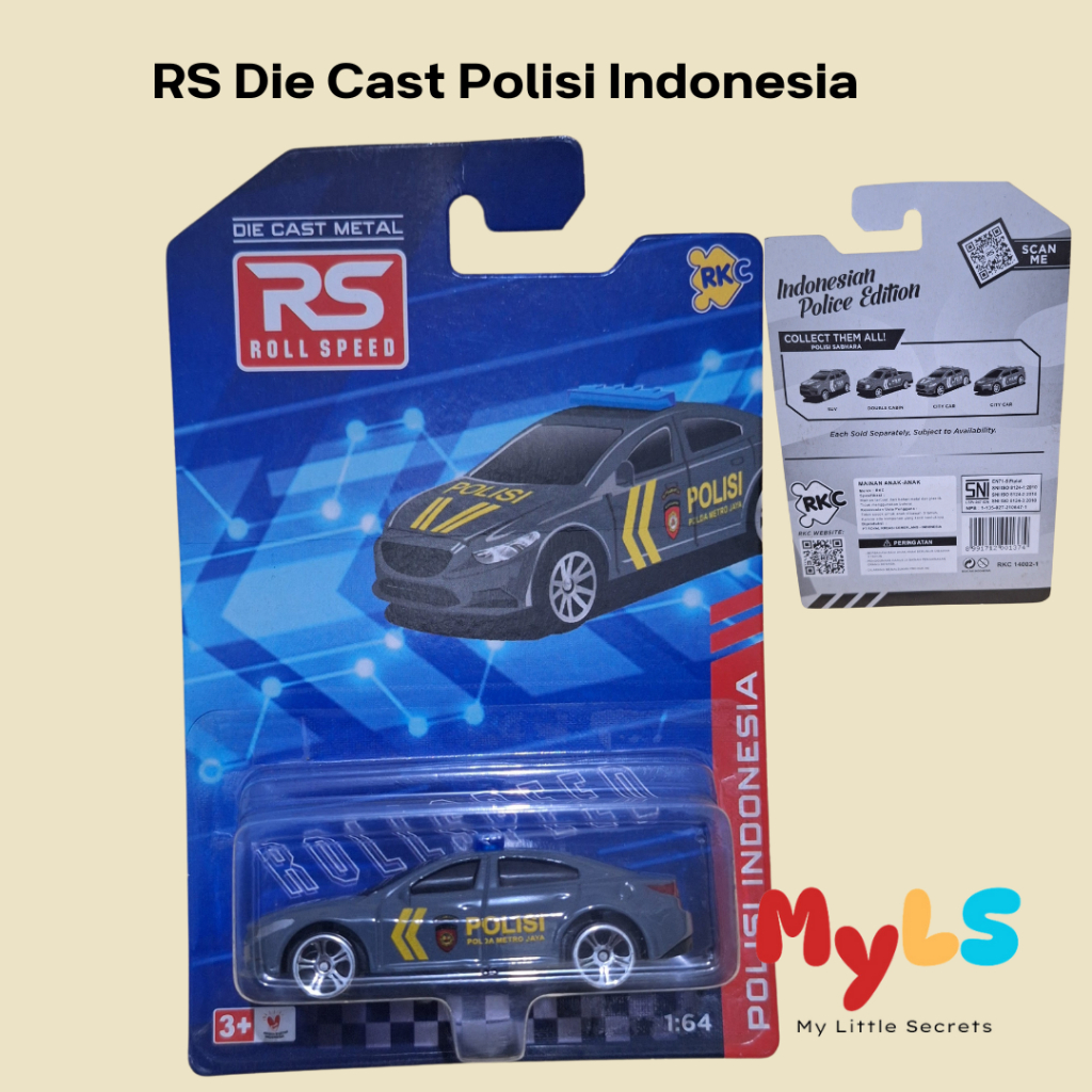 Die Cast RS Roll Speed  Indonesian Police Edition