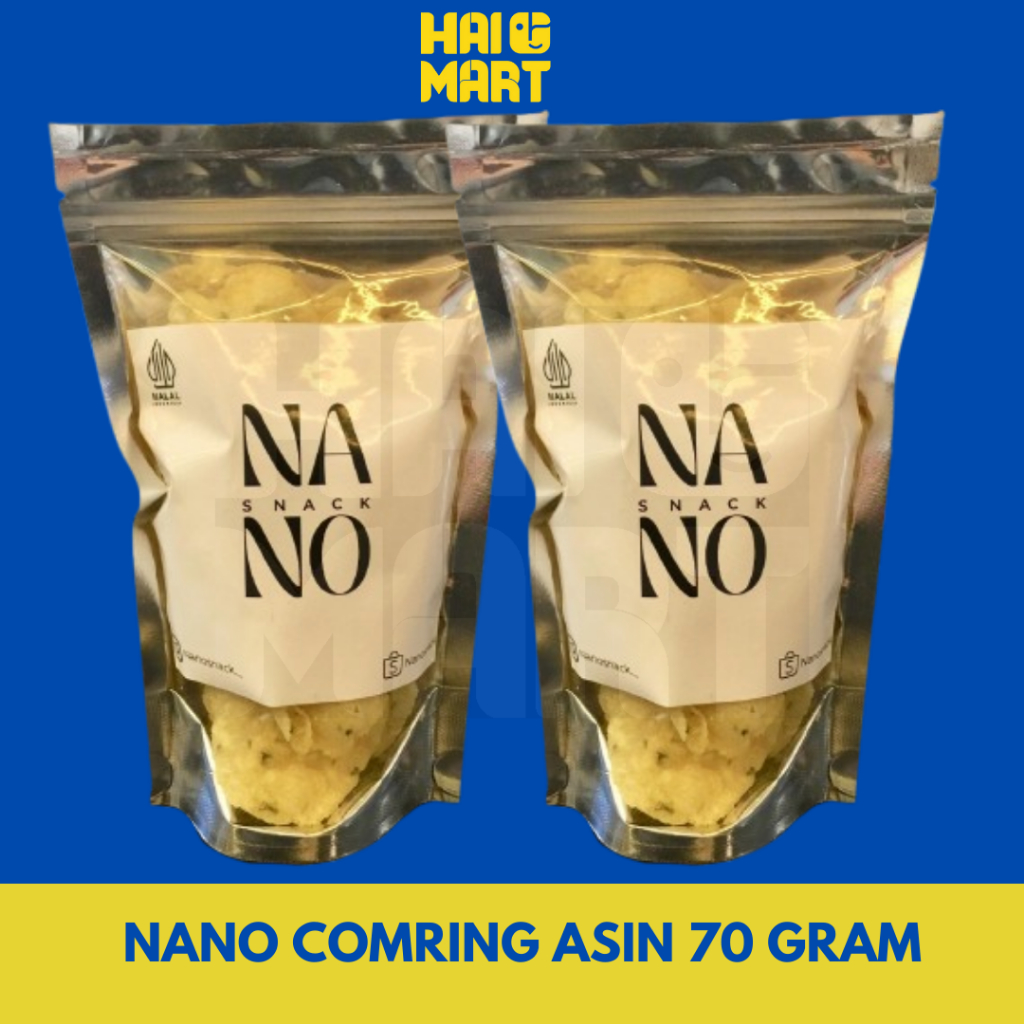 

NANO COMRING ASIN 70 GRAM | KERIPIK COMRING COMBRO KERING " NANO" ASIN GURIH