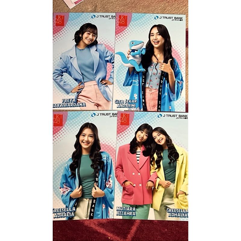 J-trust Bank JKT48 PHOTOPACK Greesel Freya Gita Muthe