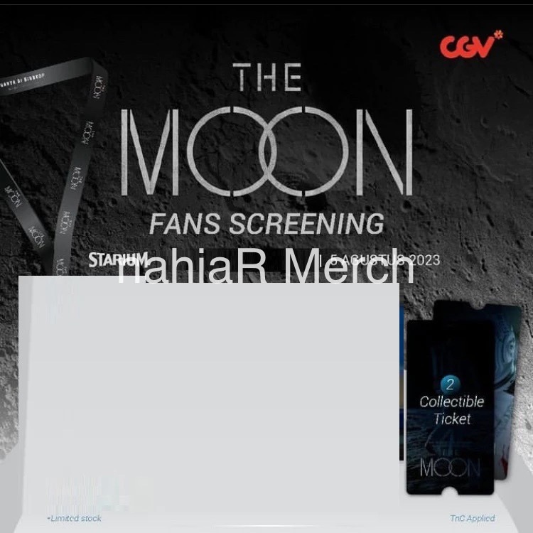 The Moon x CGV Official Fans Screening Collectible Ticket Set