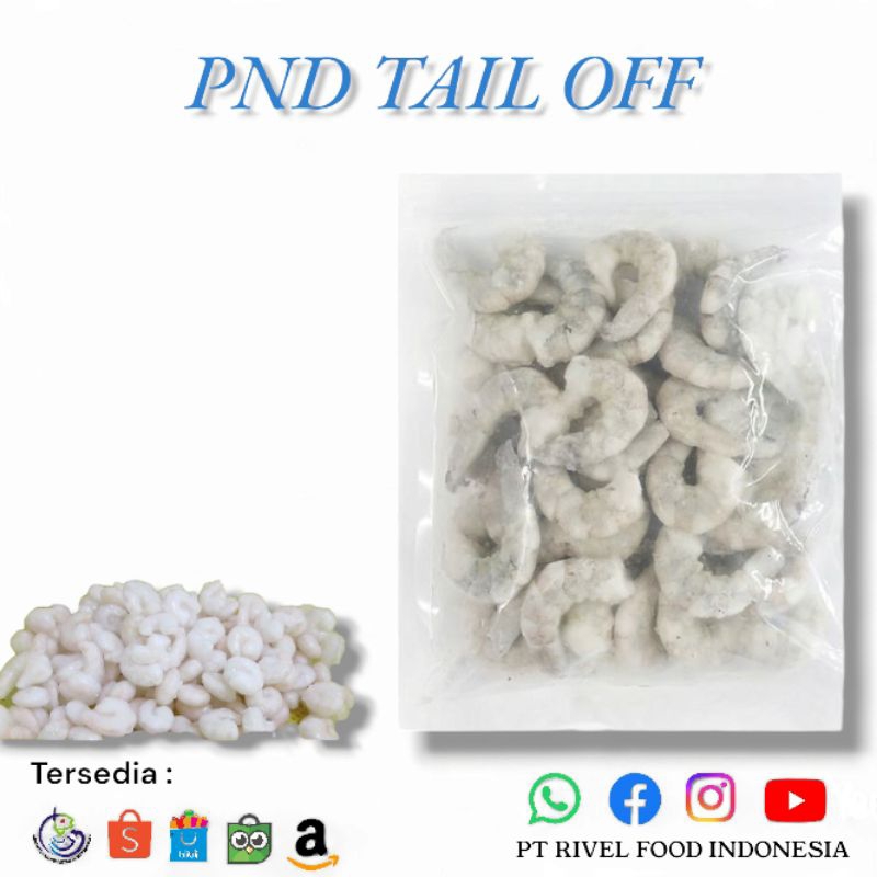 

UDANG KUPAS PND TAIL OFF 31/40 (Kupas Bersih) 1kg