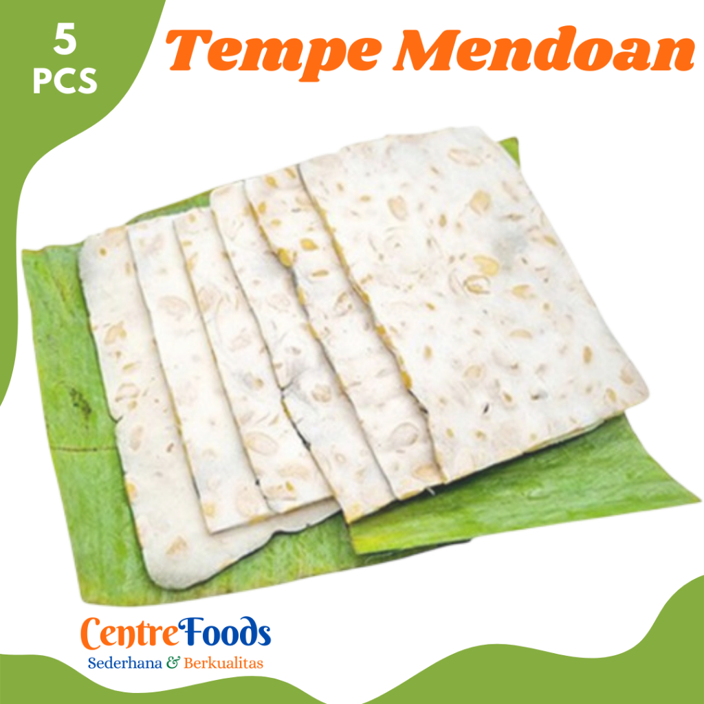 

TEMPE Mendoan - Tempe Kedelai Mendoan Mentah Fresh | Isi 5 Pcs [ Harga Per BKS ]