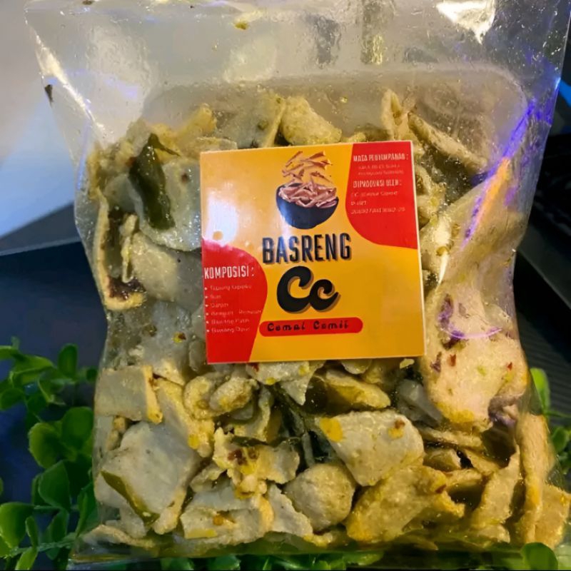 

Basreng koin rasa original daun jeruk Chili Oil ( tidak pedas )