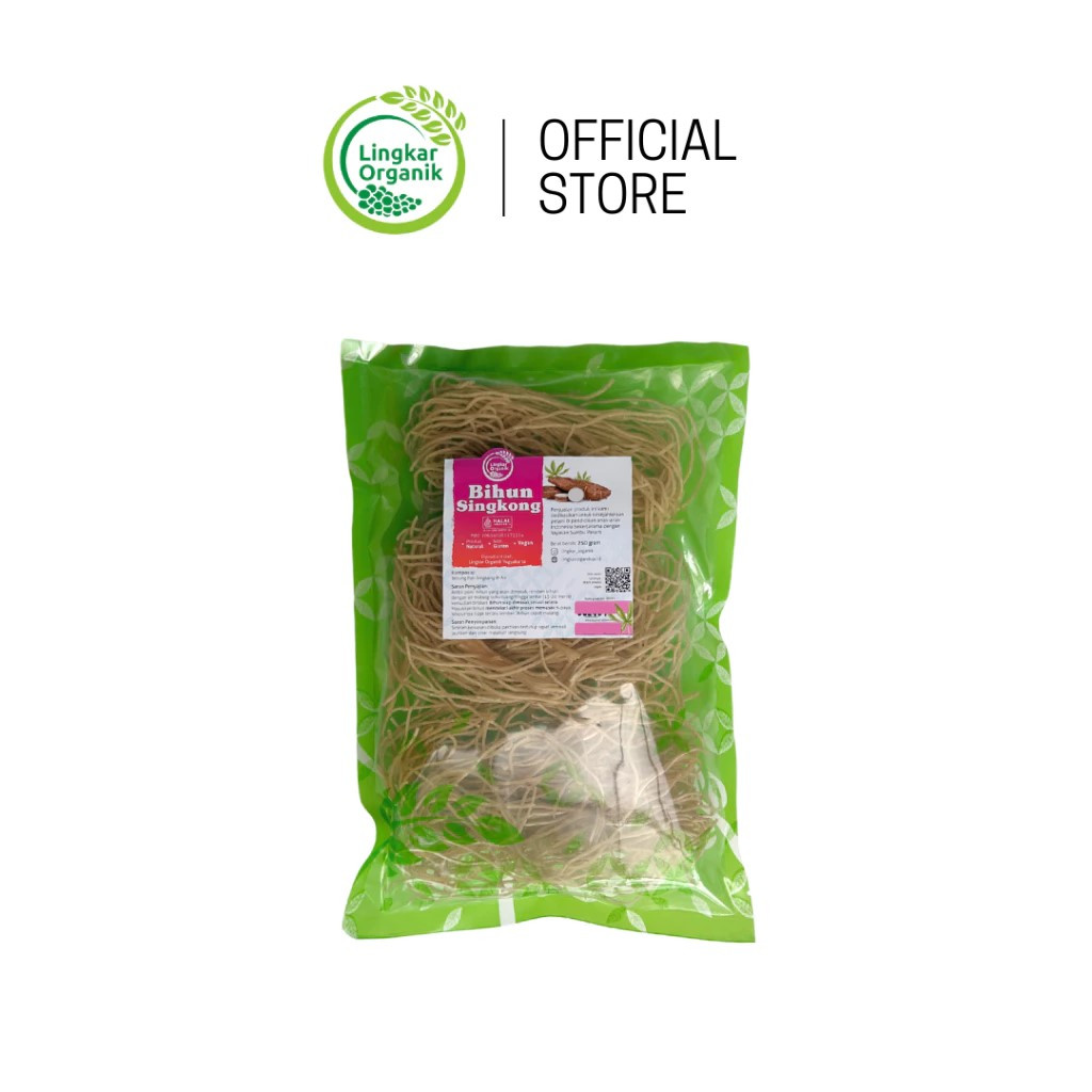 

Lingkar Organik Mie Lethek Gluten Free / Bihun Singkong 250 gr