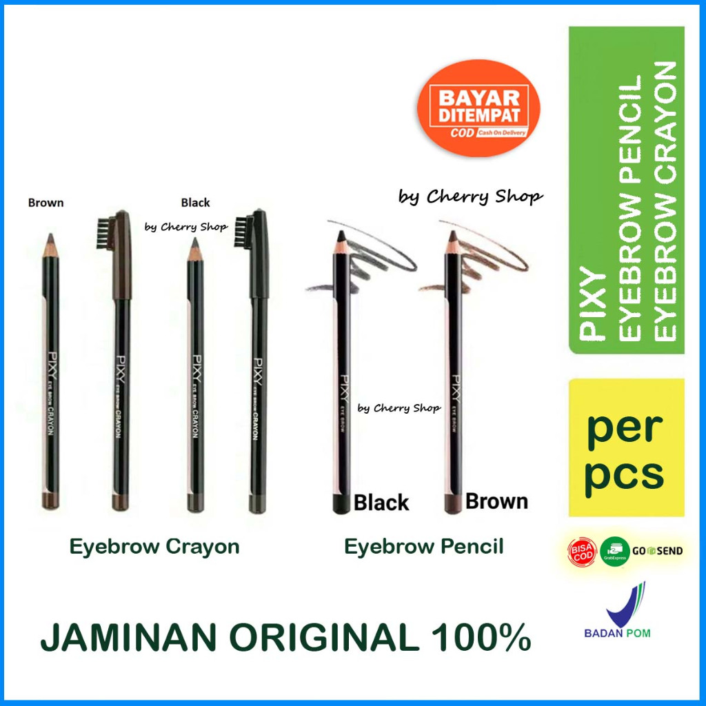 [Pensil Alis] Pixy Eyebrow Pencil | Crayon Pensil Alis Celak Mata By Cherry Shop