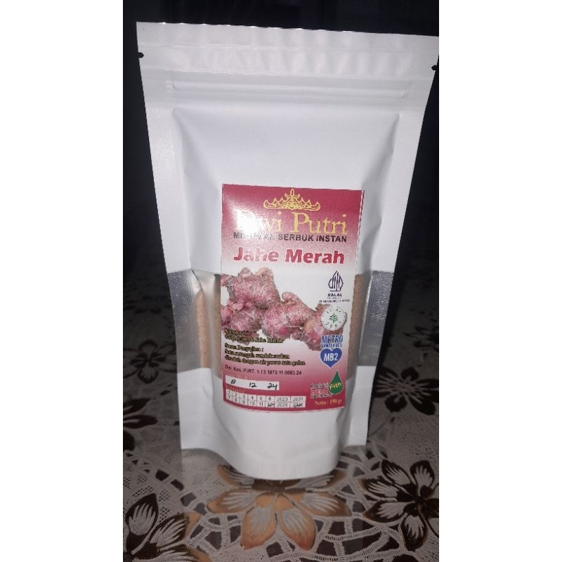 

Jahe Merah Bubuk Dwi Putri 150gr