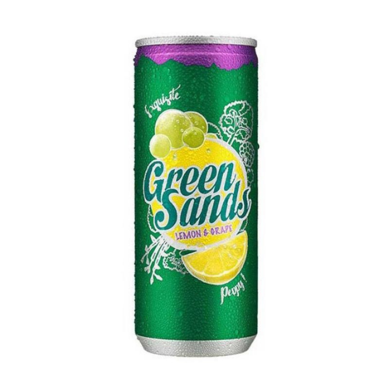 

Green sands minuman karbonasi kaleng 250 ml & 330 ml