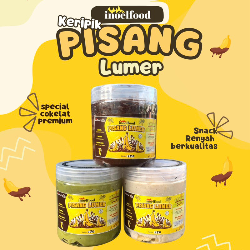 

KERIPIK PISANG LUMER Cokelat | Tiramisu | Greentea 500ml/250gr