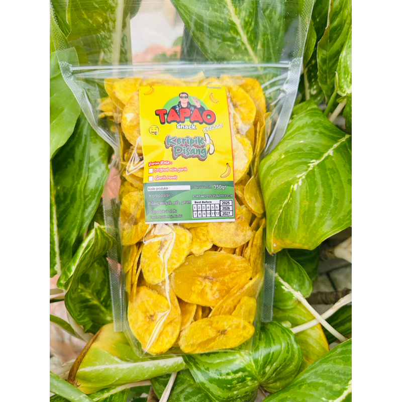 

KRIPIK PISANG TAPAO KEMASAN 350GRAM