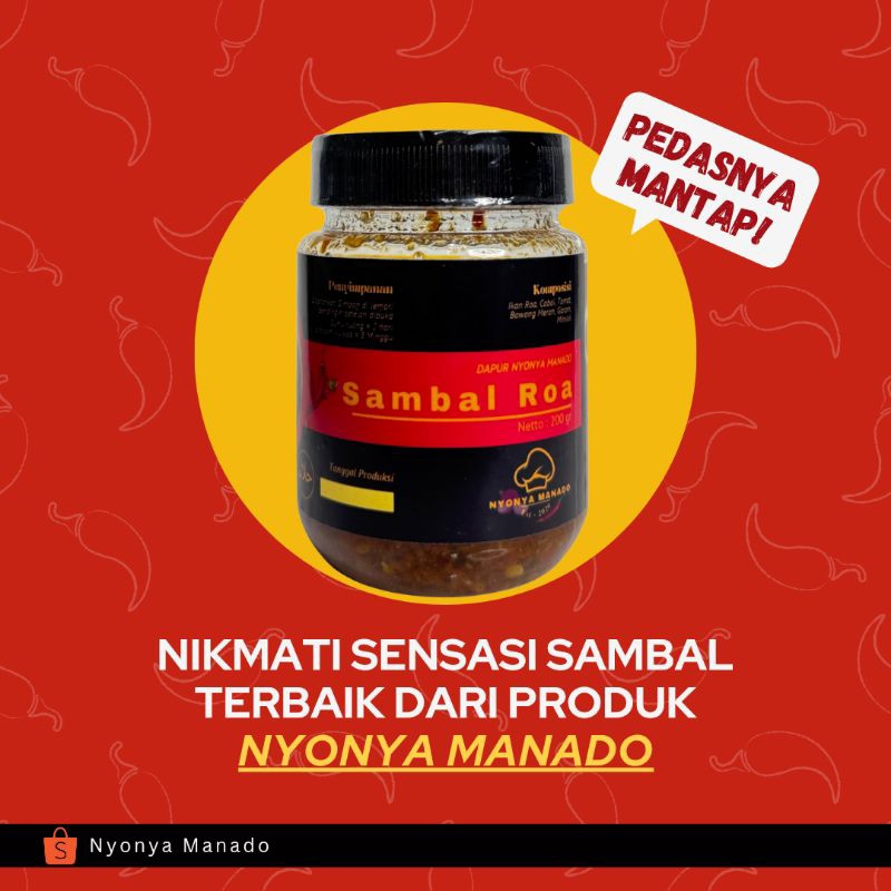 

sambal ikan roa asli manado by nyonya manado