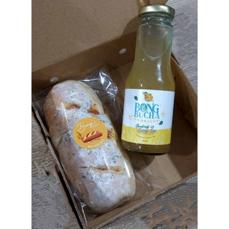 

Paket Duo | Soft Sourdough Bread & Kombucha 250ml | bongbucha