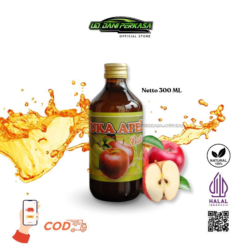 

CUKA APEL | CUKA APEL ORGANIK | APPLE VINEGAR | 320 ML