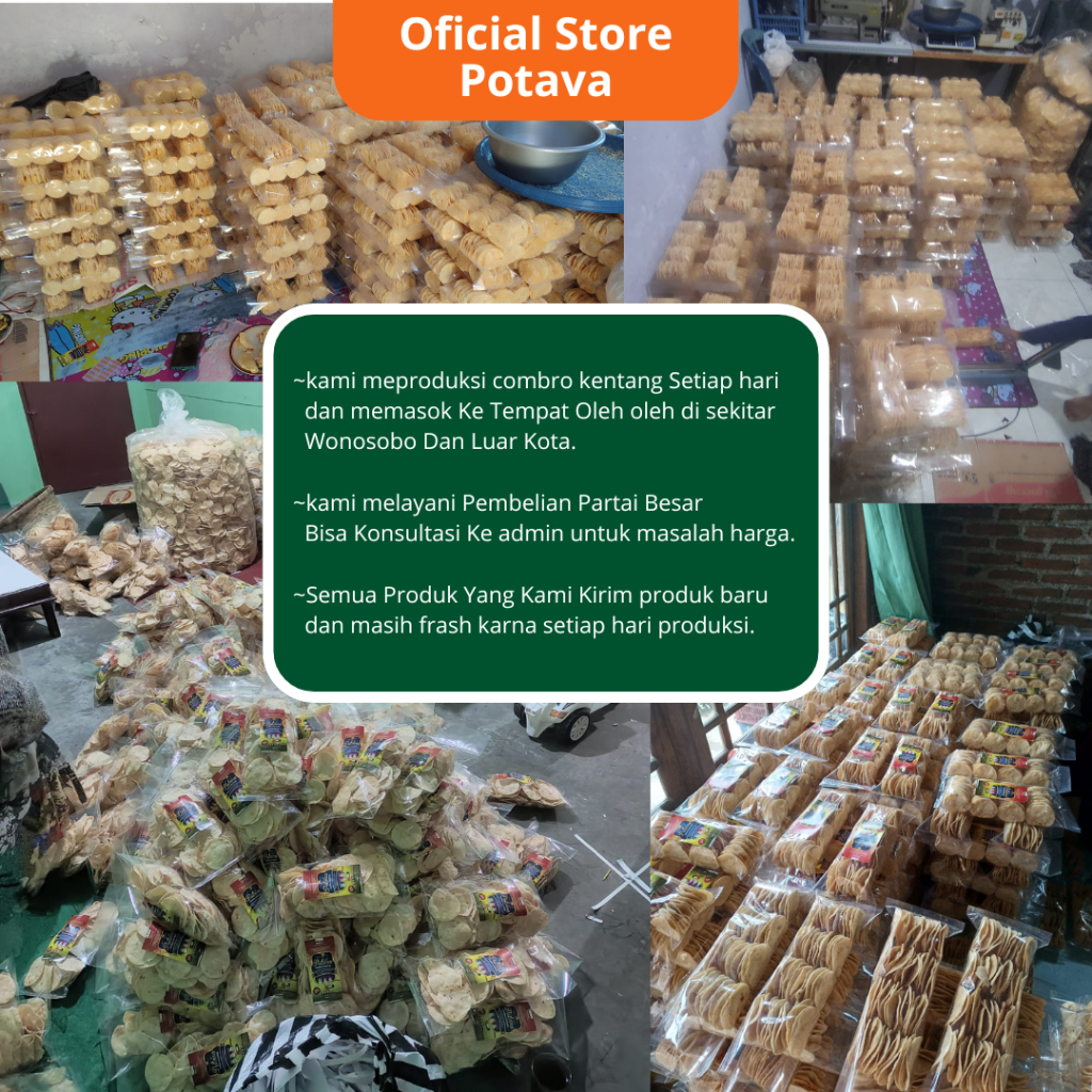 Yummy Mamii Potava / Cemilan Khas Dieng Combro Kentang Renyah / Combro Kentang Khas Wonosobo Dieng