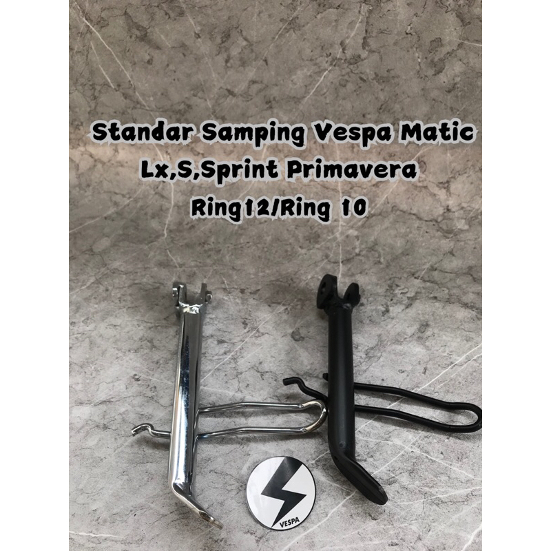 Standar Samping Vespa Matic Ring 12,Ring 10,Sprint,Primavera