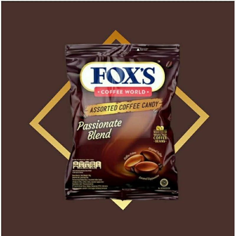 

FOX'S Coffee World Passionate Blend 90 gr - Fox Permen Kopi 90 gram