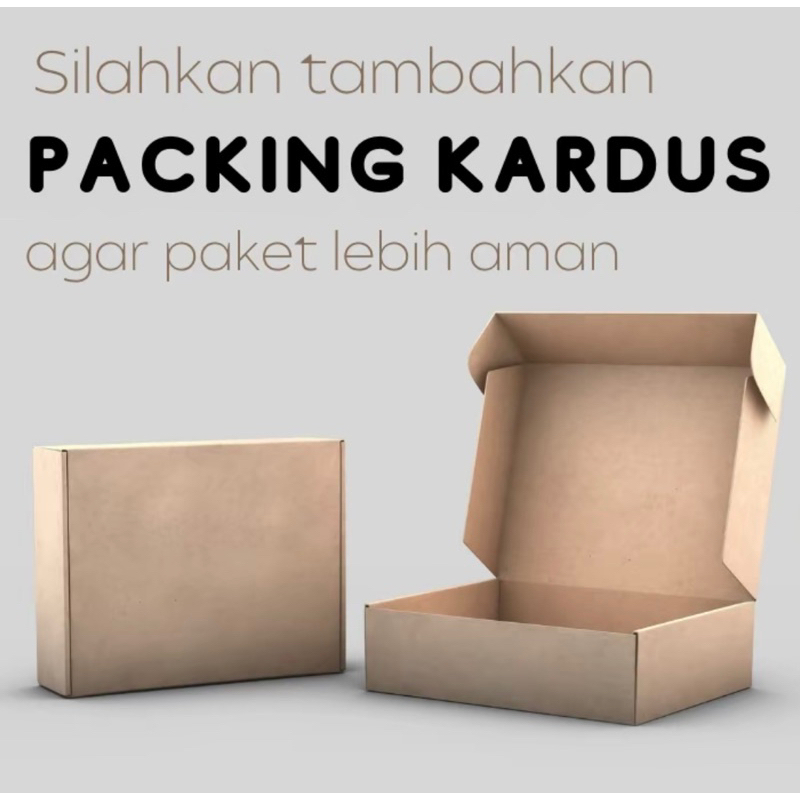 

PEMBELIAN 6PCS WAJIB Tambahan PACKING KARDUS