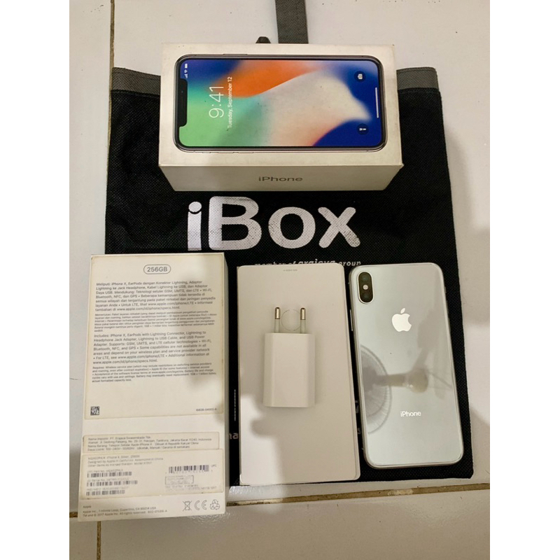 Iphone X 256gb second resmi ibox