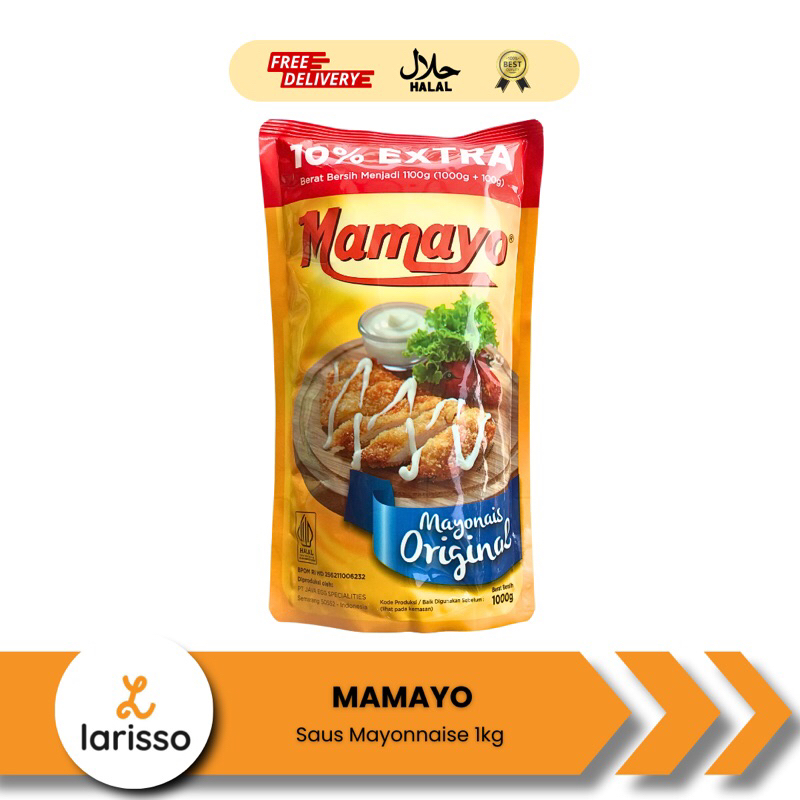 

Mamayo Mayonaise 1kg Mayones Original Mayonais 1000gr