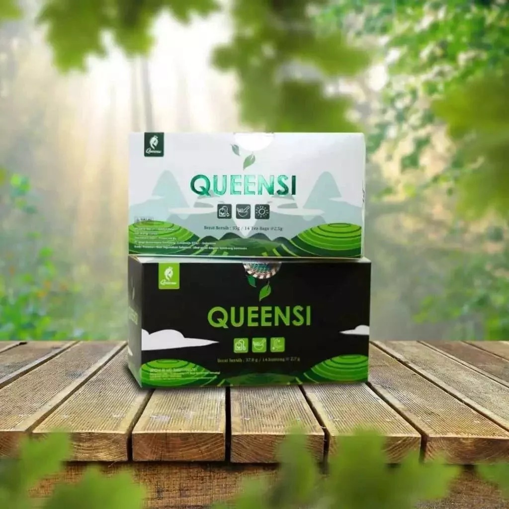 

Queensi Tea Pagi dan Malam - Greentea BPOM