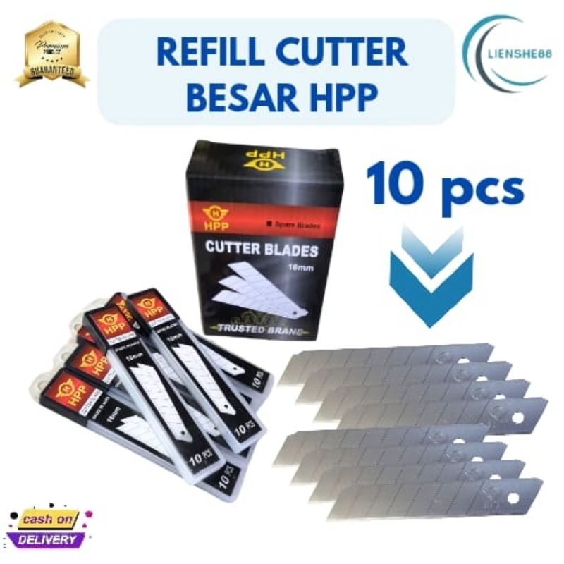 

REFIL CUTTER / ISI KATER BESAR HPP 10 PCS