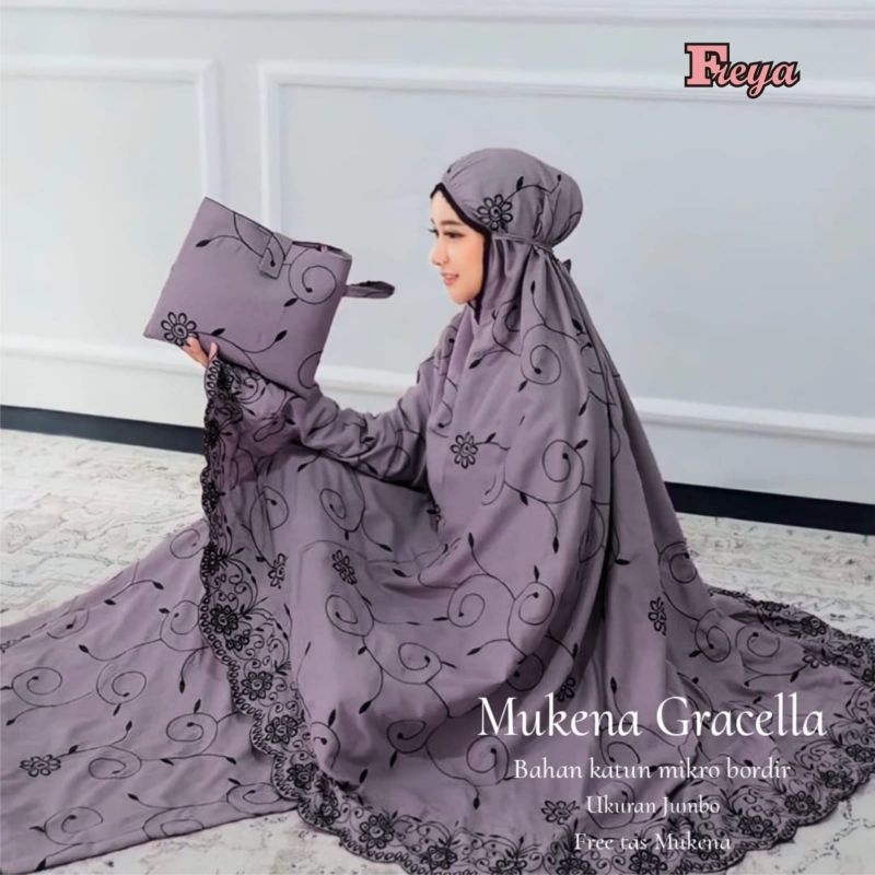 Mukena Dewasa Jumbo Bordir