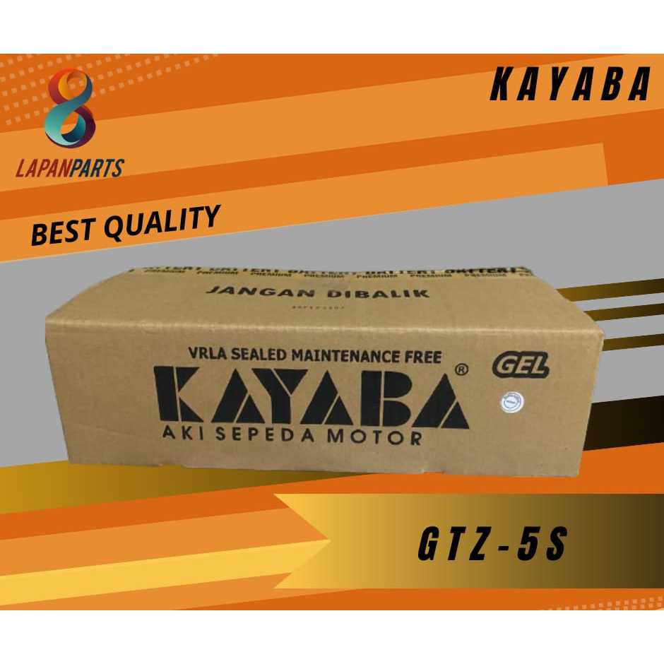 Aki Motor Mio J Beat Fino ( Bkn Grande ) Aki Kering Merk : KAYABA GTZ-5S MF , DUS = 10PCS