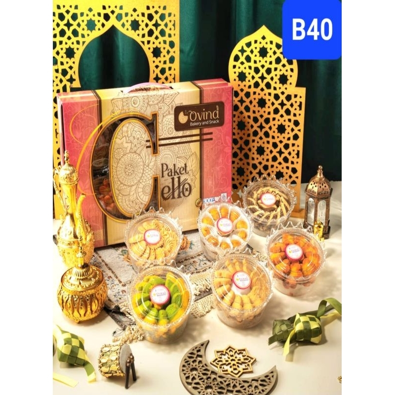 

PROMO PAKET HAMPERS LEBARAN OVINA CELLO // SEPAKET ISI 6 TOPLES// SANGAT ENAK & LEZAT// PRODUK HALAL 100%