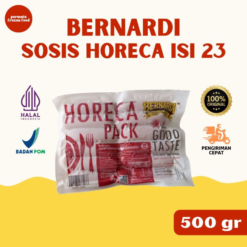 

BERNARDI Sosis Sapi Horeca Pack 500 gr