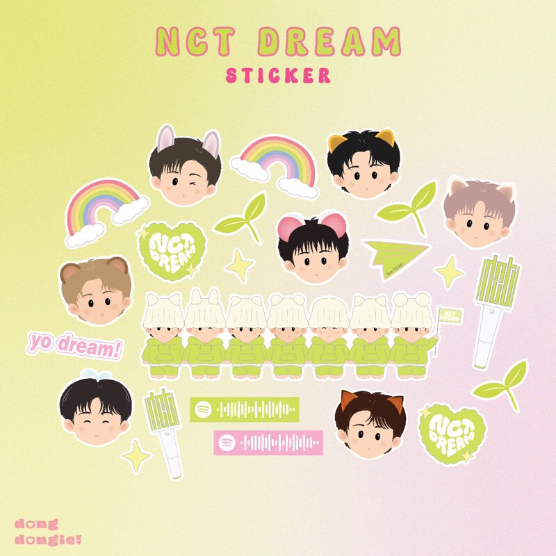 

NCT DREAM STICKER PACK - FANMADE