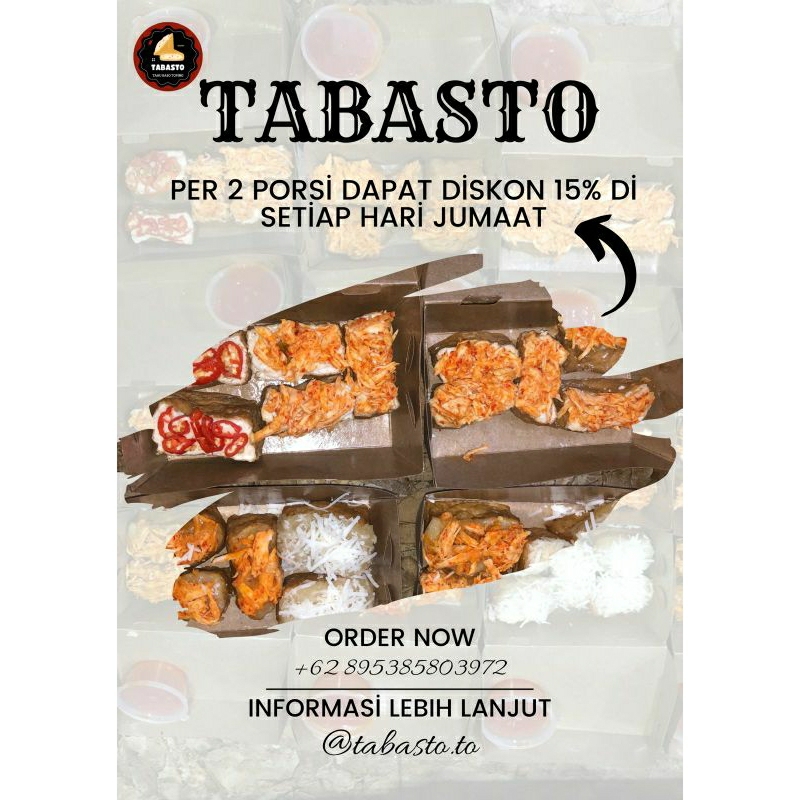 

TABASTO (TAHU BASO TOPPING)
