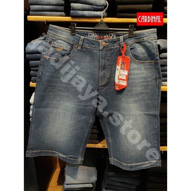 Celana Pendek CARDINAL JEANS REGULER JUMBO 40-46 100%Original