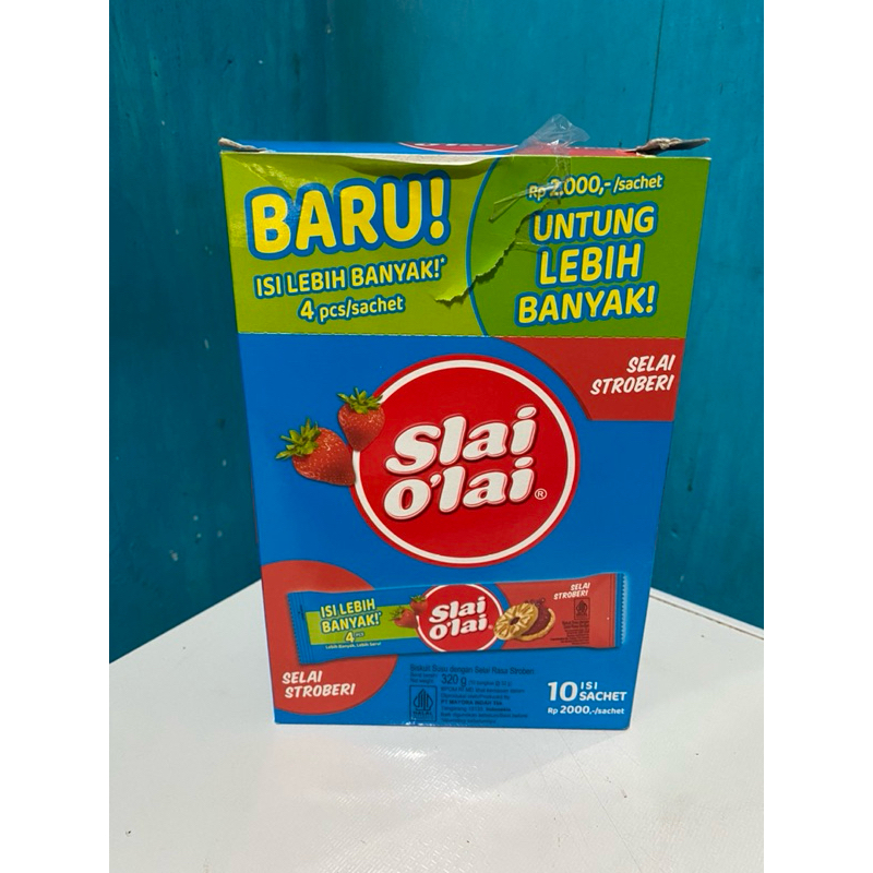 

SLAI OLAI STRAWBERRY,BLUEBERRY, NANAS ISI 10pcs