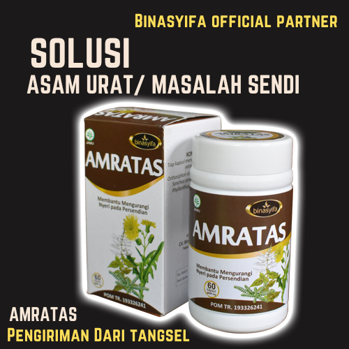 AMRATAS Obat Asam Urat Rematik Binasyifa Herbal Gudang Tangsel