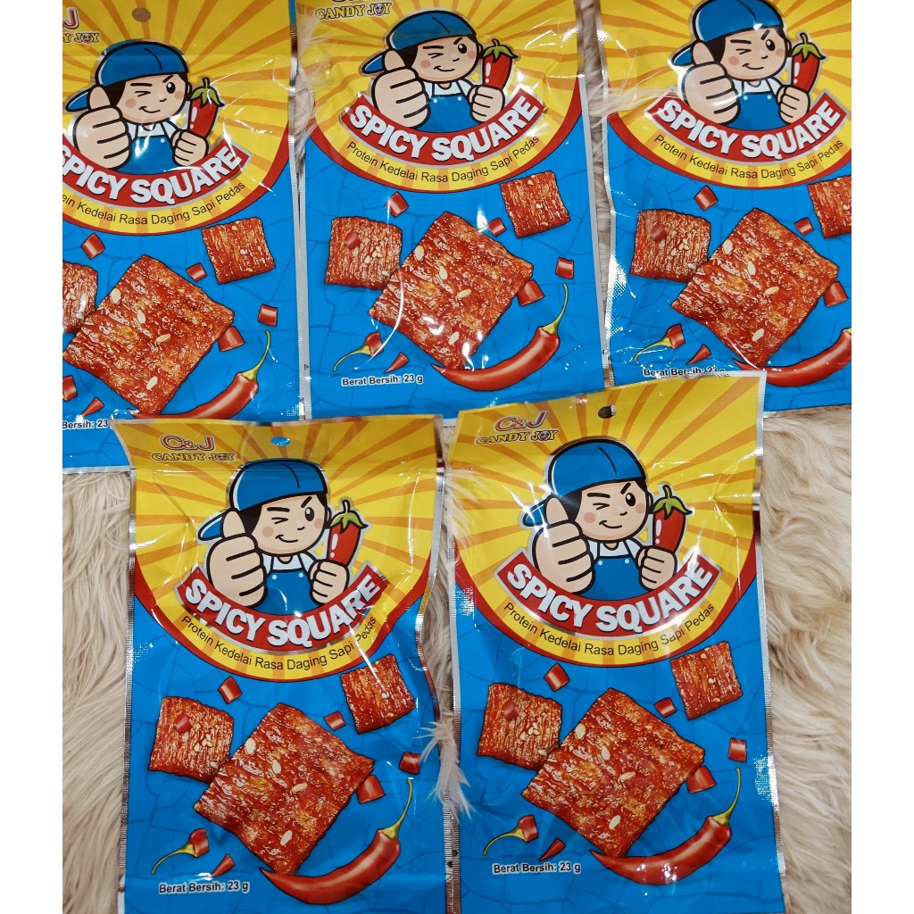 

Protein Kedelai Spicy Square 5 Pcs