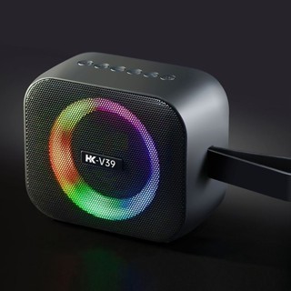 SPEAKER BLUETOOTH/WIRELESS MEREK HK V39 SUARA BASSNYA JERNIH MULTIMEDIA DEKSTOP SPEAKER HK