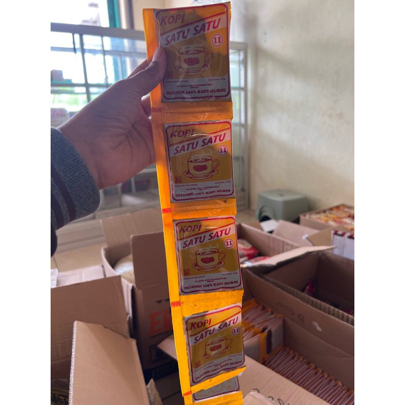 

Kopi Satu Satu 6,5 gr 1 renteng