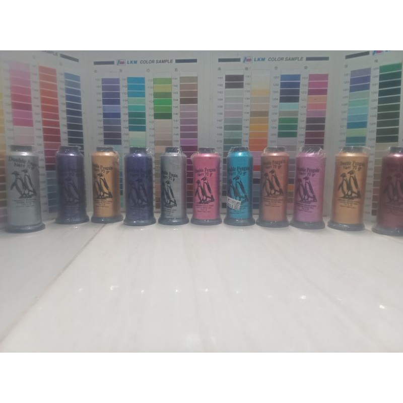 Benang bordir  pinguin