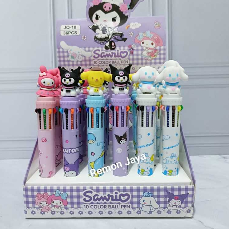 

PEN CETEK 10 WARNA/PEN CETEK SANRIO/PEN CETEK WARNA WARNI SANRIO / PULPEN LABUBU 10 WARNA
