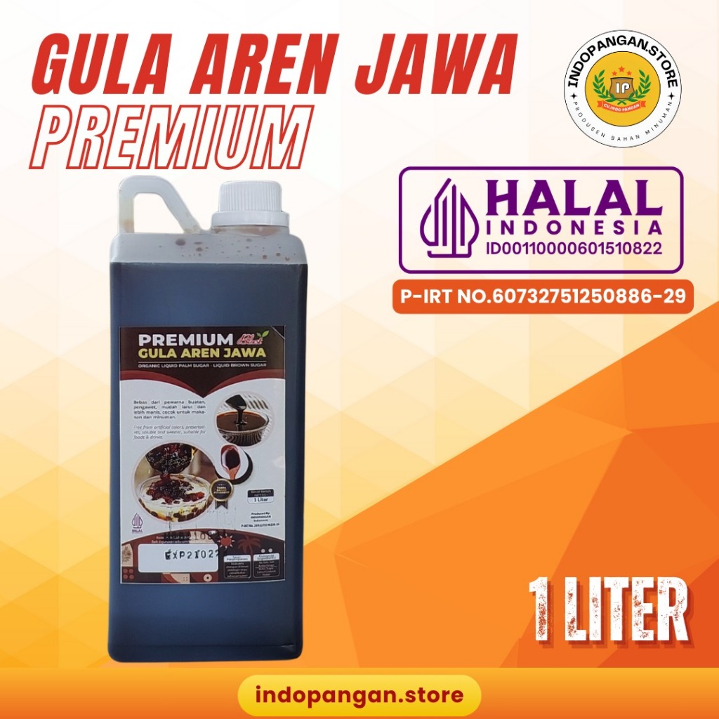 

Brown Sugar Cair 1L / Gula Merah Cair 1L / Gula Merah Aren 1L / Gula Jawa Aren 1L