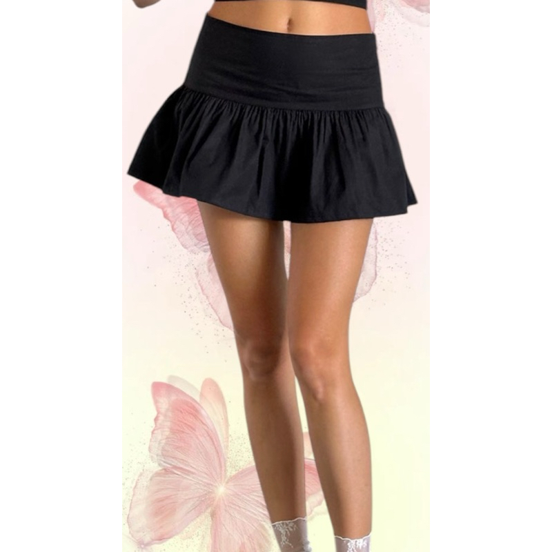 Mini skirt y2k style summer