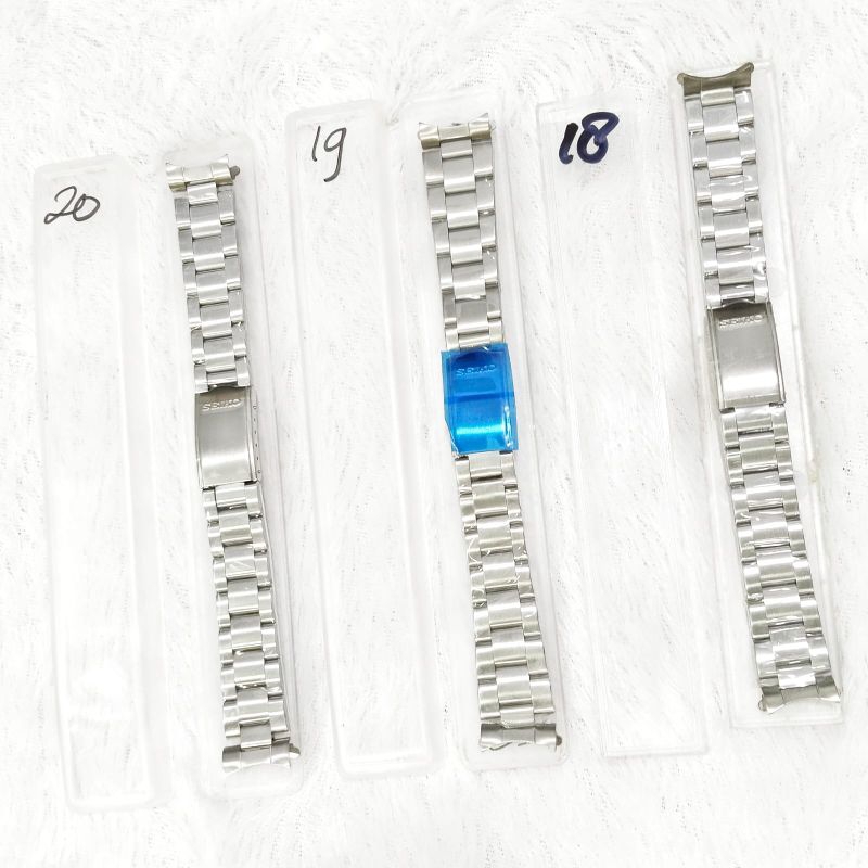 tali rantai jam tangan seiko size 18mm,19mm,dan 20MM