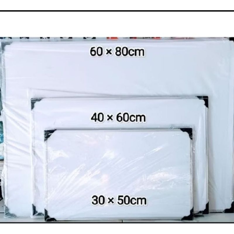 

papan tulis white board timbal balik BS spidol & kapur
