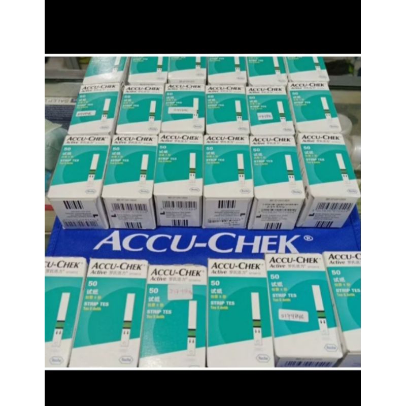 accu check aktif stik gula darah isi 50 pcc