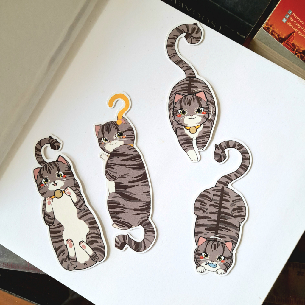 

Pembatas Buku Bookmark Gantung Kucing Lucu Series