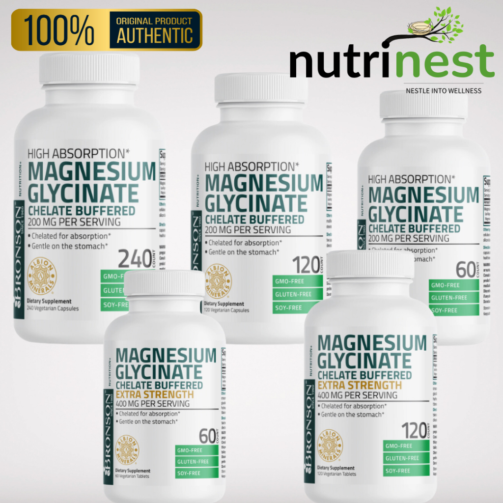 Magnesium Glycinate Bronson 200MG / 400MG